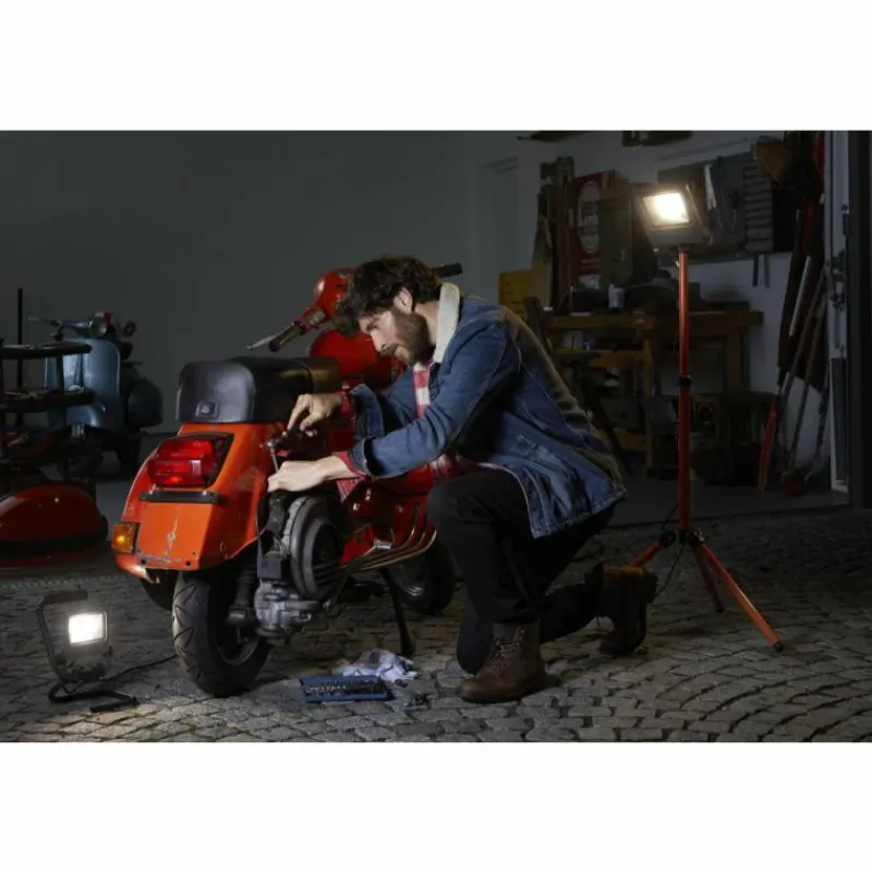 Luminaires Ledvance Spot de jardin LEDVANCE WORKLIGHTS Gris, 1 lumière