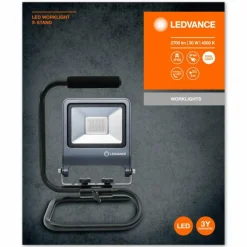 Luminaires Ledvance Spot de jardin LEDVANCE WORKLIGHTS Gris, 1 lumière