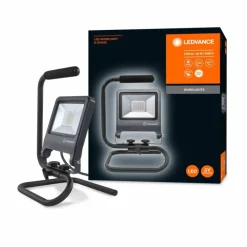 Luminaires Ledvance Spot de jardin LEDVANCE WORKLIGHTS Gris, 1 lumière