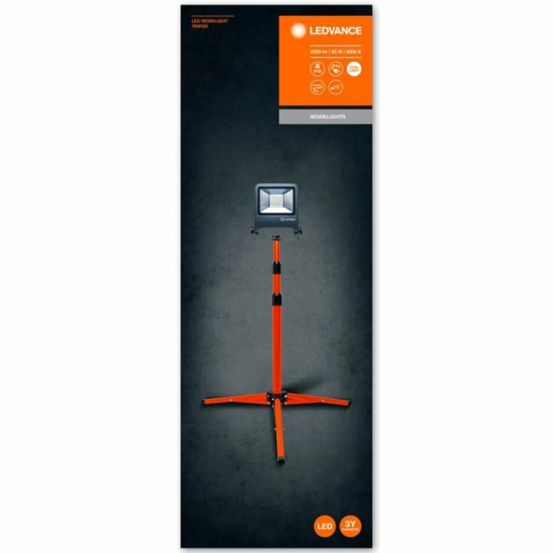 Luminaires Ledvance Spot de jardin LEDVANCE WORKLIGHTS Gris, 1 lumière