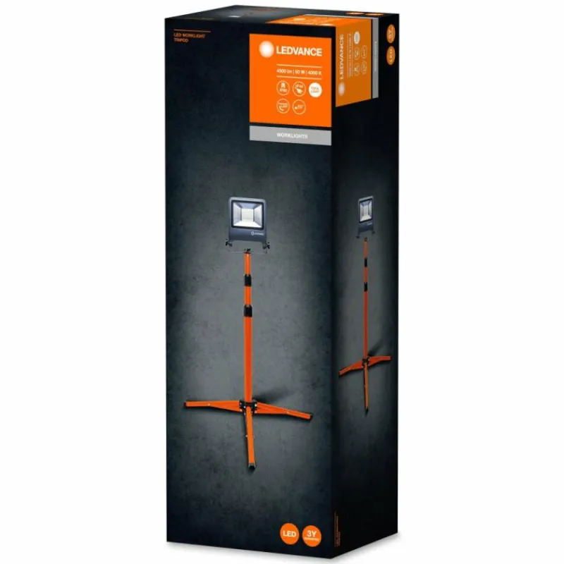 Luminaires Ledvance Spot de jardin LEDVANCE WORKLIGHTS Gris, 1 lumière