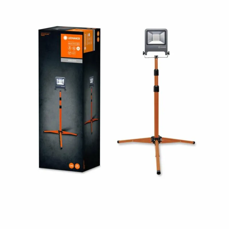 Luminaires Ledvance Spot de jardin LEDVANCE WORKLIGHTS Gris, 1 lumière