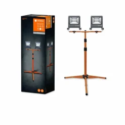 Luminaires Ledvance Spot de jardin LEDVANCE WORKLIGHTS Gris, 1 lumière