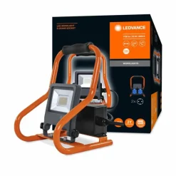 Luminaires Ledvance Spot de jardin LEDVANCE WORKLIGHTS Gris, Orange, 1 lumière