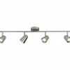 Luminaires Brilliant Spot de plafond Brilliant Nifty LED Fer, 4 lumières* Spots Et Projecteurs