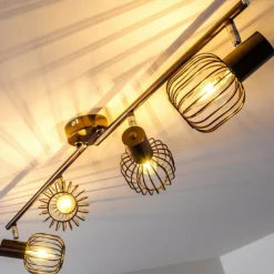 hofstein Spot de plafond Cancun Brun, 4 lumières