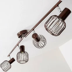 hofstein Spot de plafond Cancun Brun, 4 lumières