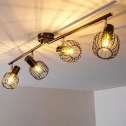 hofstein Spot de plafond Cancun Brun, 4 lumières