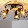 Luminaires Rustiques-hofstein Spot de plafond Cancun Brun, 3 lumières