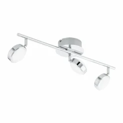 Luminaires Eglo Spot de plafond Eglo SALTO LED Chrome, 3 lumières* Éclairage Led