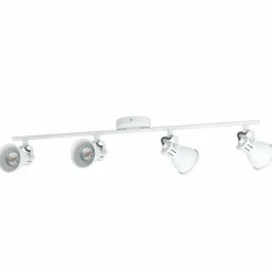 Luminaires Eglo Spot de plafond EGLO SERAS LED Blanc, 4 lumières* Éclairage Led