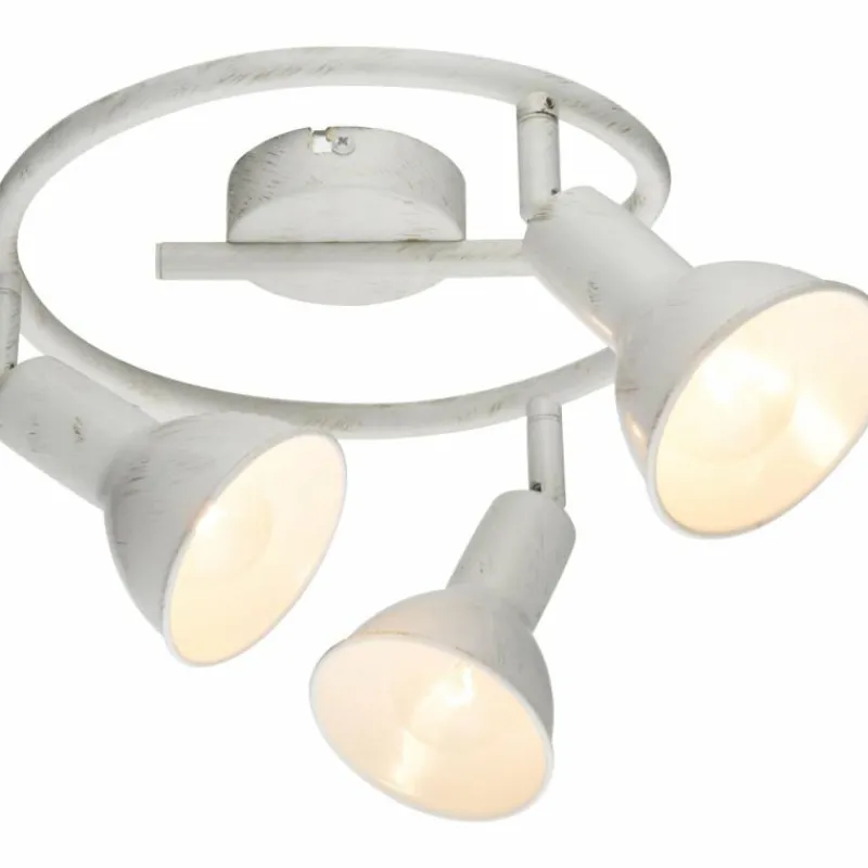 Luminaires Globo Lighting Spot de plafond Globo CALDERA Blanc, 3 lumières* Spots Et Projecteurs