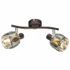 Luminaires Globo Lighting Spot de plafond Globo INDIANA Bronze, 2 lumières* Spots Et Projecteurs