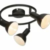 Luminaires Globo Lighting Spot de plafond Globo NAMUS Noir, 3 lumières* Spots Et Projecteurs