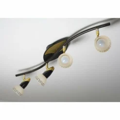 Luminaires Globo Lighting Spot de plafond Globo Novara Or, Rouille, 4 lumières