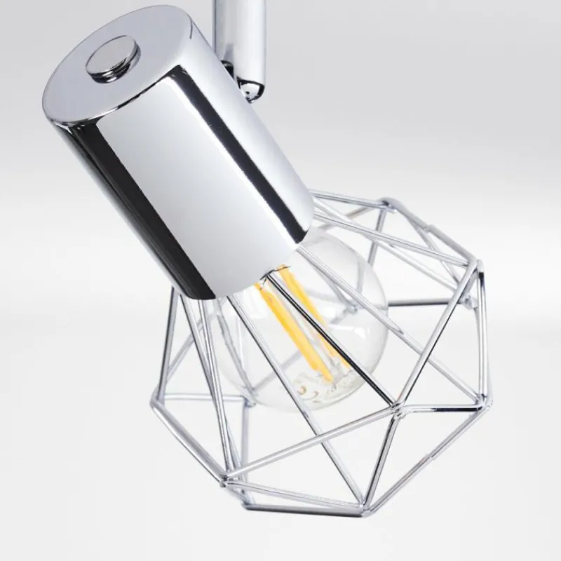 hofstein Spot de plafond Globo Xara Chrome, 2 lumières