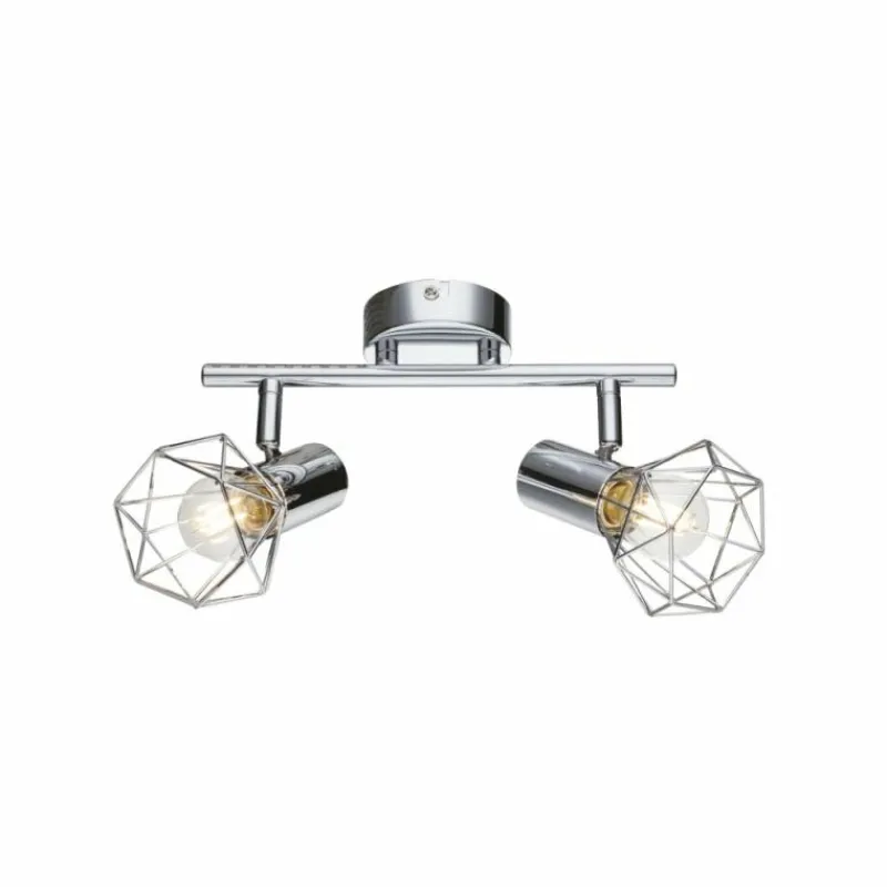 Luminaires Globo Lighting Spot de plafond Globo Xara I Chrome, 2 lumières* Spots Et Projecteurs