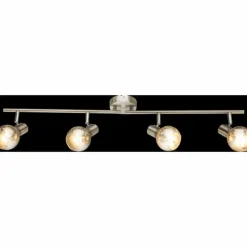 Luminaires Globo Lighting Spot de plafond Globo ZACATE Nickel mat, 4 lumières
