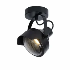 Lampes Industrielles-Luminaires Lucide Spot de plafond Lucide CICLETA Noir, 1 lumière