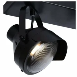 Lampes Industrielles-Luminaires Lucide Spot de plafond Lucide CICLETA Noir, 2 lumières