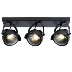 Lampes Industrielles-Luminaires Lucide Spot de plafond Lucide CICLETA Noir, 3 lumières