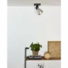 Lampes Industrielles-Luminaires Lucide Spot de plafond Lucide CONCRI LED Noir, 1 lumière