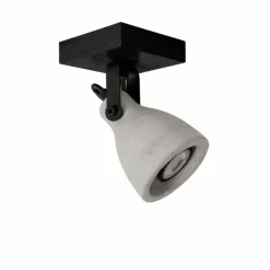 Lampes Industrielles-Luminaires Lucide Spot de plafond Lucide CONCRI LED Noir, 1 lumière