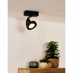 Lampes Industrielles-Luminaires Lucide Spot de plafond Lucide DORIAN LED Noir, 1 lumière