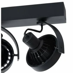 Lampes Industrielles-Luminaires Lucide Spot de plafond Lucide DORIAN LED Noir, 2 lumières