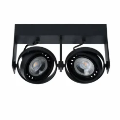 Lampes Industrielles-Luminaires Lucide Spot de plafond Lucide GRIFFON Noir, 2 lumières