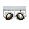 Lampes Industrielles-Luminaires Lucide Spot de plafond Lucide GRIFFON Blanc, 2 lumières