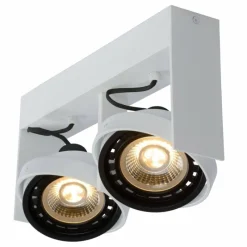 Lampes Industrielles-Luminaires Lucide Spot de plafond Lucide GRIFFON Blanc, 2 lumières