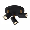 Luminaires Lucide Spot de plafond Lucide GRONY Noir, 3 lumières* Spots Et Projecteurs