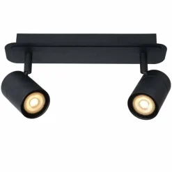 Lampes Industrielles-Luminaires Lucide Spot de plafond Lucide LENNERT LED Noir, 2 lumières