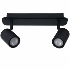 Lampes Industrielles-Luminaires Lucide Spot de plafond Lucide LENNERT LED Noir, 2 lumières