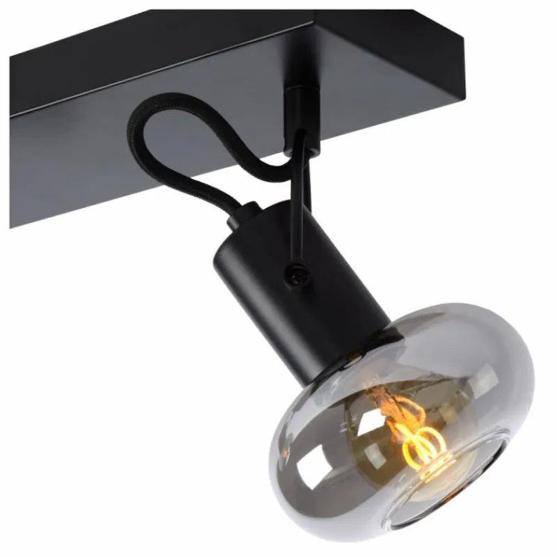 Luminaires Lucide Spot de plafond Lucide MADEE Noir, 2 lumières