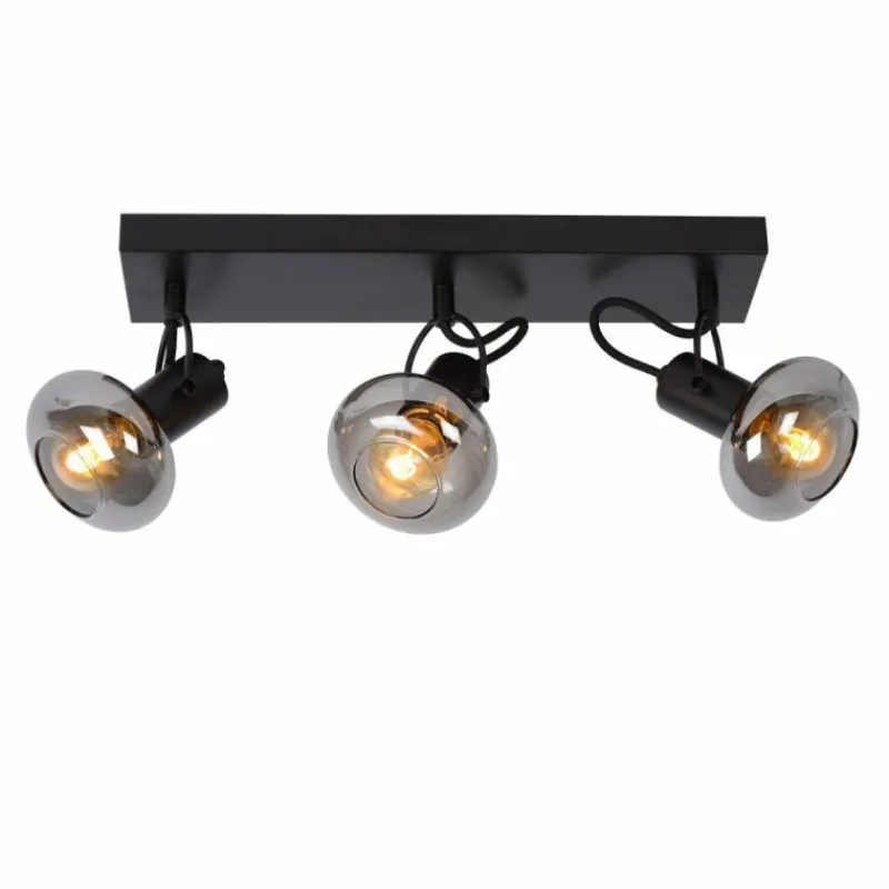 Luminaires Lucide Spot de plafond Lucide MADEE Noir, 3 lumières