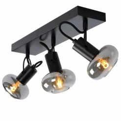 Luminaires Lucide Spot de plafond Lucide MADEE Noir, 3 lumières