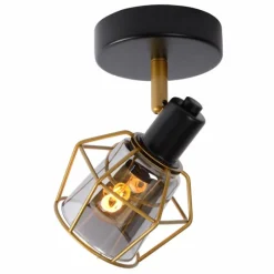 Lampes Vintages & Rétros-Luminaires Lucide Spot de plafond Lucide NILA Noir, 1 lumière