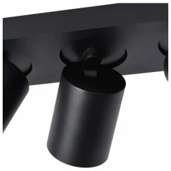 Luminaires Lucide Spot de plafond Lucide NIGEL LED Noir, 3 lumières* Éclairage Led