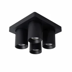 Luminaires Lucide Spot de plafond Lucide NIGEL LED Noir, 4 lumières* Éclairage Led