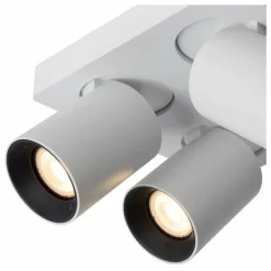 Luminaires Lucide Spot de plafond Lucide NIGEL LED Blanc, 4 lumières* Éclairage Led