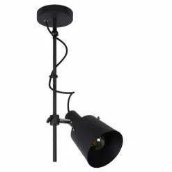 Lampes Industrielles-Luminaires Lucide Spot de plafond Lucide QUINNY Noir, 1 lumière