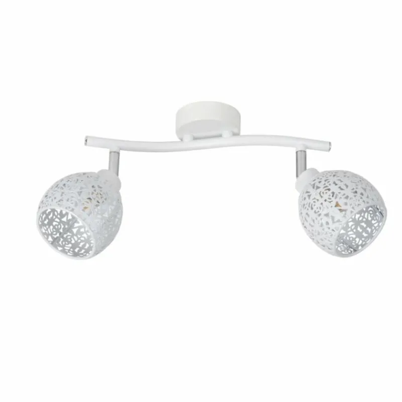 Lampe Turque-Luminaires Lucide Spot de plafond Lucide TAHAR Blanc, 2 lumières
