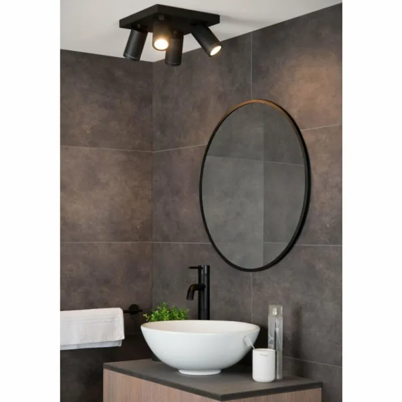 Luminaires Lucide Spot de plafond Lucide TAYLOR LED Noir, 4 lumières* Éclairage Led
