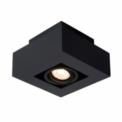 Luminaires Scandinaves-Luminaires Lucide Spot de plafond Lucide XIRAX LED Noir, 1 lumière