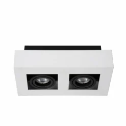 Luminaires Scandinaves-Luminaires Lucide Spot de plafond Lucide XIRAX LED Blanc, 2 lumières