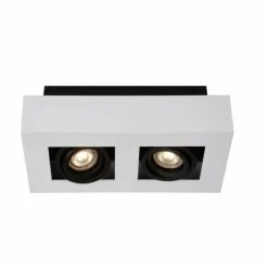 Luminaires Scandinaves-Luminaires Lucide Spot de plafond Lucide XIRAX LED Blanc, 2 lumières
