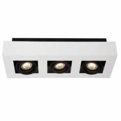 Luminaires Scandinaves-Luminaires Lucide Spot de plafond Lucide XIRAX LED Blanc, 3 lumières