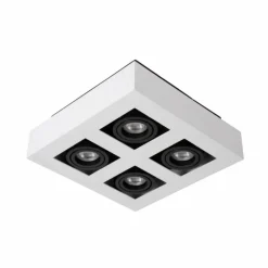 Luminaires Scandinaves-Luminaires Lucide Spot de plafond Lucide XIRAX LED Blanc, 4 lumières